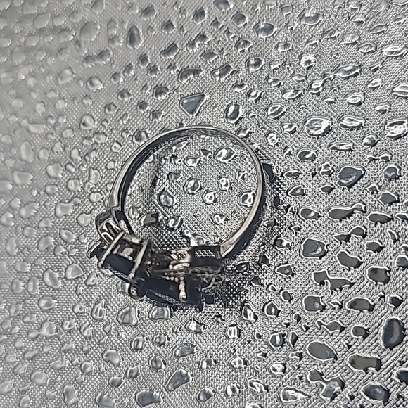 Onyx and diamond ring - Picture 5 of 5